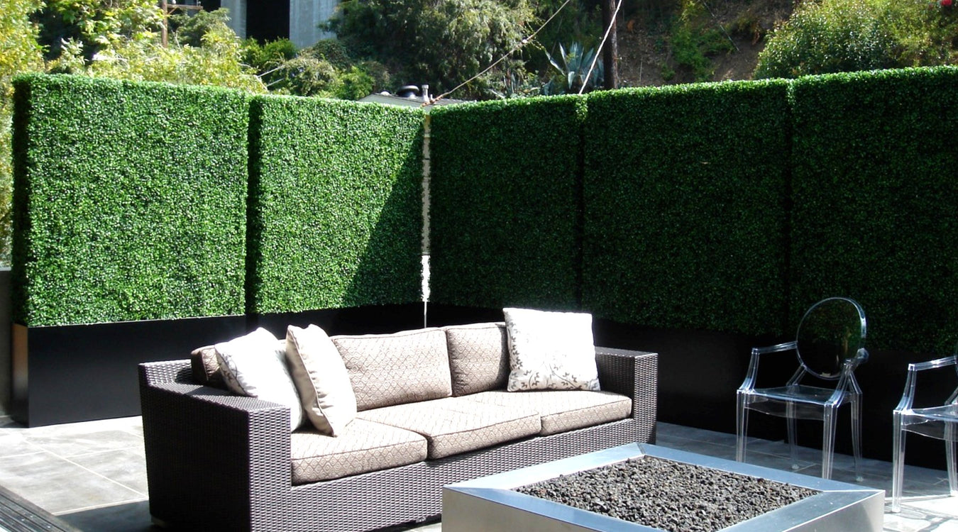 Artificial Hedge Wall Boxwood Privacy Fence