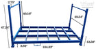 104.33’’ W Steel Shelving Unit- Warehouse Solutions - Local Pick Up Only