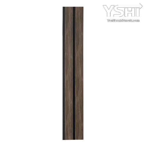 2 Grid Oak Brown Vinyl Cladding Panels 94.5’’ X 4.8’’ Grid Shiplap Wall Paneling - Vwc_S055