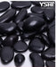 30 lb Black River Pebbles (0.25 - 0.5 inch) for Garden and Home Decor, Eco-Friendly Landscaping