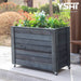 40X32X20 Dark Grey Raised Garden Bed Wood Planter Box