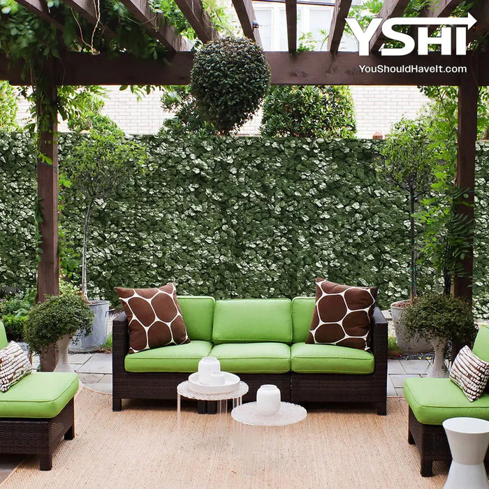 5 Ft. H X 10 W Ivy Artificial Polyester Fence Panel