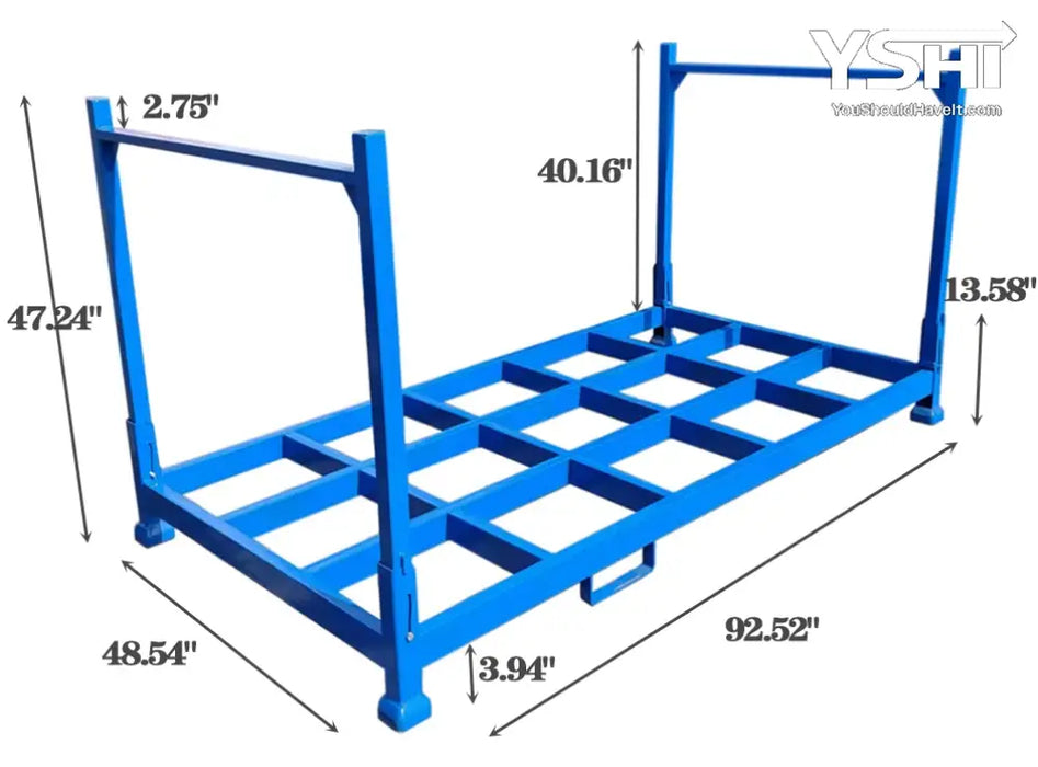 92.52’’ W Steel Shelving Unit - Warehouse Solutions Local Pick Up Only