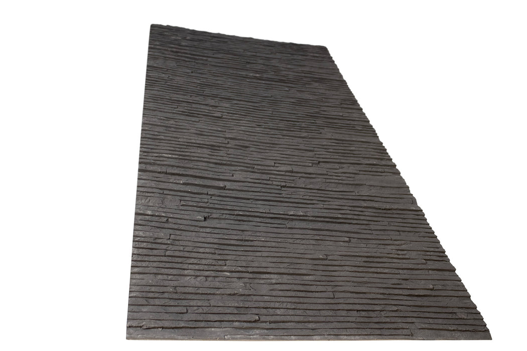 Dark Gray Natural Stone Veneer Flexible Wall Tiles