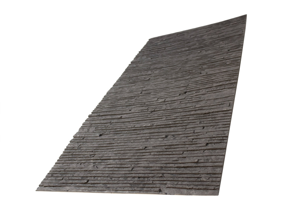 Dark Gray Natural Stone Veneer Flexible Wall Tiles