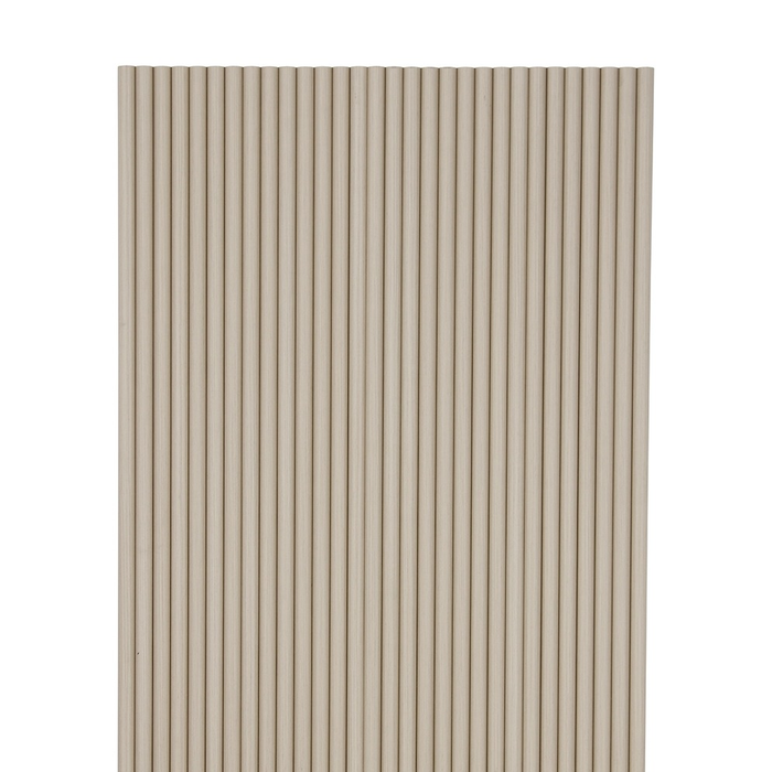 Light Oak Flexible 3D Fluted Semi-Circle Shiplap Wood Wall Panel