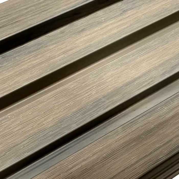 Pale Oak Teak Outdoor Cladding Panels - European Siding Board