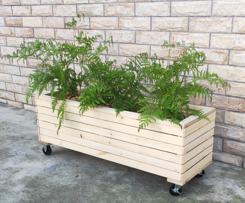 Versatile Rolling Planter for Indoor, Outdoor, Home, and Commercial Use 18"x48"x16"