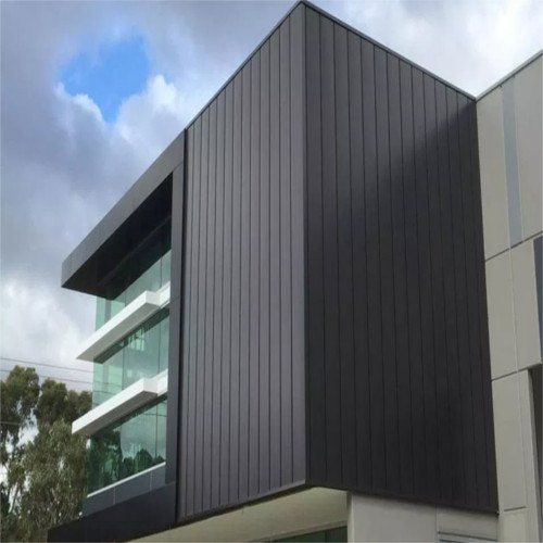 Black Exterior Shiplap Siding Boards, Outdoor Wall Panel Cladding