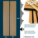 American Oak Acoustic Panels