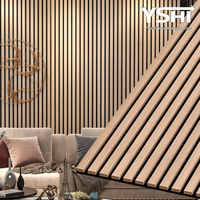 slat wood acoustic wall panels