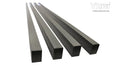 Black Exterior Slat Wall Privacy Fence Kit