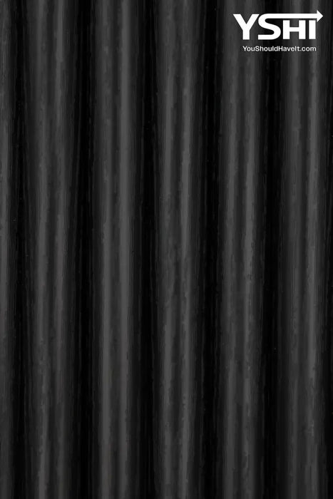 Black Flexible 3D Fluted Semi-Circle Shiplap Wood Wall Panel