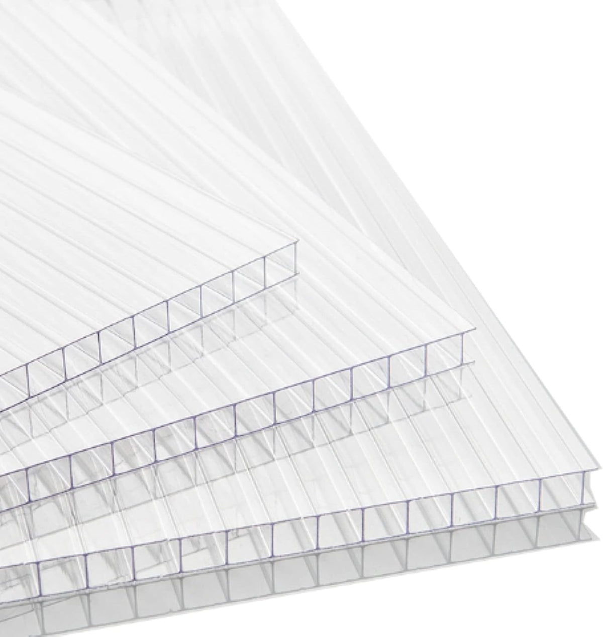 Clear Polycarbonate Greenhouse Panels (Pack of 4) 76