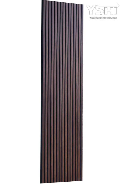 Slat wood acoustic wall panels