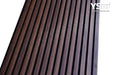 Slat wood acoustic wall panels