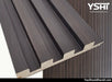 dark solid wood wall panels