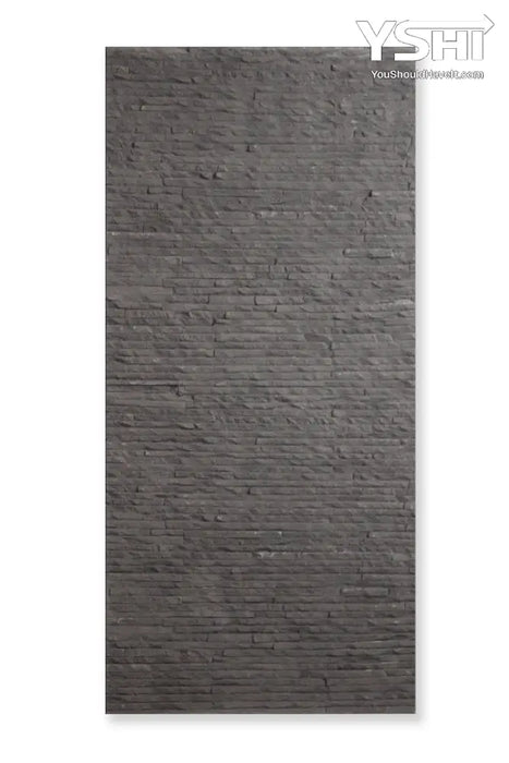 Dark Gray Natural Stone Veneer Flexible Wall Tiles