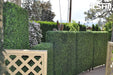 Dark Green Artificial Boxwood Hedge Panels