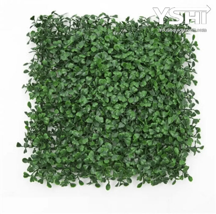 Dark Green Artificial Boxwood Hedge Panels