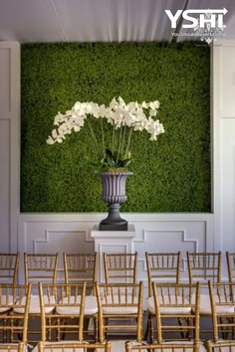 Dark Green Artificial Boxwood Hedge Panels