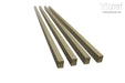 Driftwood Exterior Slat Wall Privacy Fence Kit