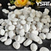 Grade A White Polished River Pebbles 0.40 Cu. Ft. 1 In. To 2 30 Lbs