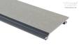 Light Gray 106’’ X 6.1’’ Outdoor Shiplap Siding Panels (Set Of 4 Panels)