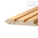 Light Oak Slat Wood Wall Panels 3 Grid - 94.5’’ Long X 5’’ Wide