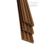 Oak Brown Slat Wood Wall Panels 3 Grids - 94.5’’ Long X 5’’ Wide