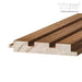 Oak Brown Slat Wood Wall Panels 3 Grids - 94.5’’ Long X 5’’ Wide