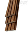 Oak Brown Slat Wood Wall Panels 3 Grids - 94.5’’ Long X 5’’ Wide