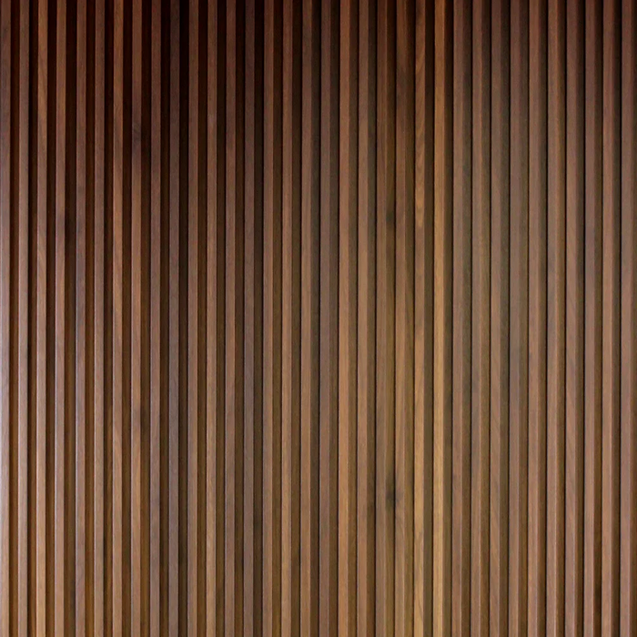 Oak Brown Slat Wood Wall Panels   - 106" Long x 5 3/4" Width