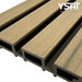 Pale Oak & Black Teak Outdoor Cladding Panels - European Siding Board