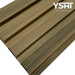 Pale Oak Teak Composite Siding Slat Panels For Exterior Outdoor Walls