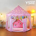 Pink Princess Tent Girls Large Playhouse Kids Castle Play With Star Lights Toy For Children Indoor