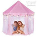 Pink Princess Tent Girls Large Playhouse Kids Castle Play With Star Lights Toy For Children Indoor