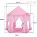 Pink Princess Tent Girls Large Playhouse Kids Castle Play With Star Lights Toy For Children Indoor