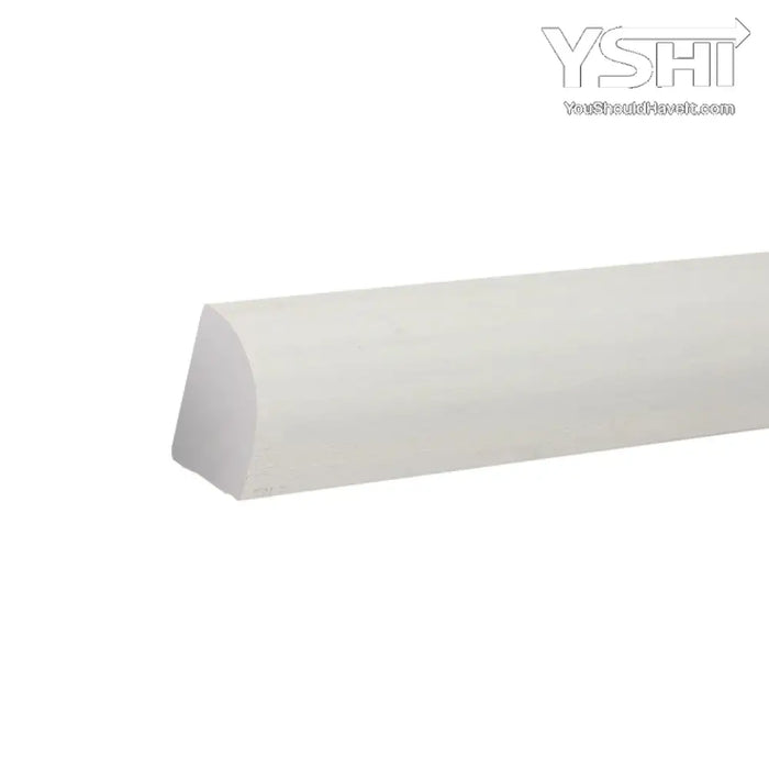 Polyurethane Baseboard Molding 1.55 Wide X 94.5” Length Quarter Round In White (Set Of 30) Vqr_T16