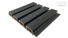 Slat Exterior Wall Paneling Cladding Sample Black