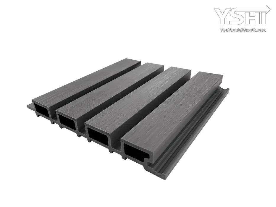 Slat Exterior Wall Paneling Cladding Sample Gray