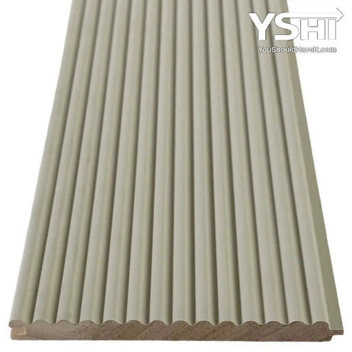 Smooth Pistachio Wood Wall Panel (4-Pack)- 106’’ Long X 5 3/4’’ Width Home & Garden