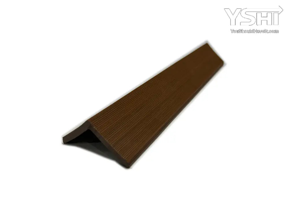 Teak A Slat Exterior 90 Degree Trim - Composite Siding