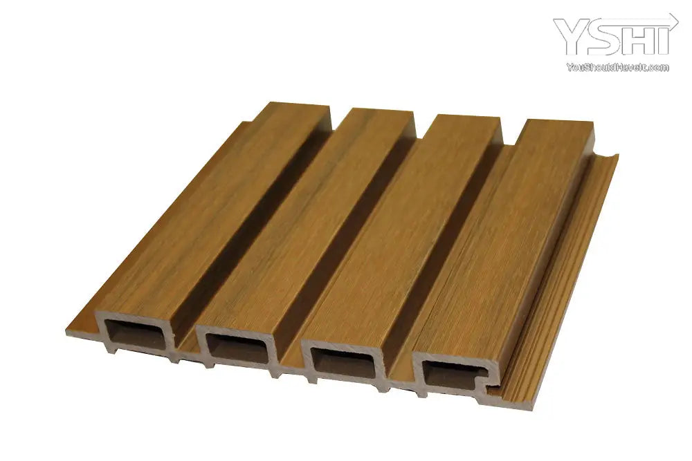 Teaka1 Teak Composite Siding Slat Panels For Exterior Outdoor Walls