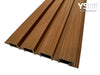 Textured Teak Siding Slat Panels For Exterior Outdoor Walls