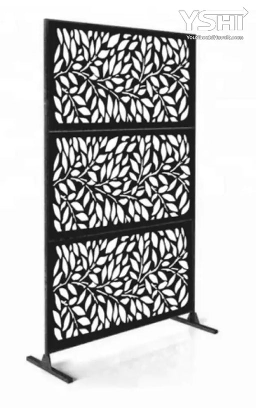 Tree Leaves Laser Cut Metal Privacy Combo 76’’X48’’/Set Home & Garden