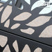 Tree Leaves Metal Planter Box 36” X 64” 12” - Raised Garden Bed With Laser Cut Trellis