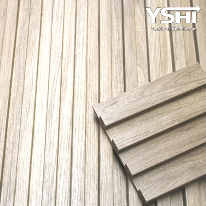 Walnut Slat Wood Wall Panels - (94’’ Long) X (5 3/4’’ Width) Home & Garden