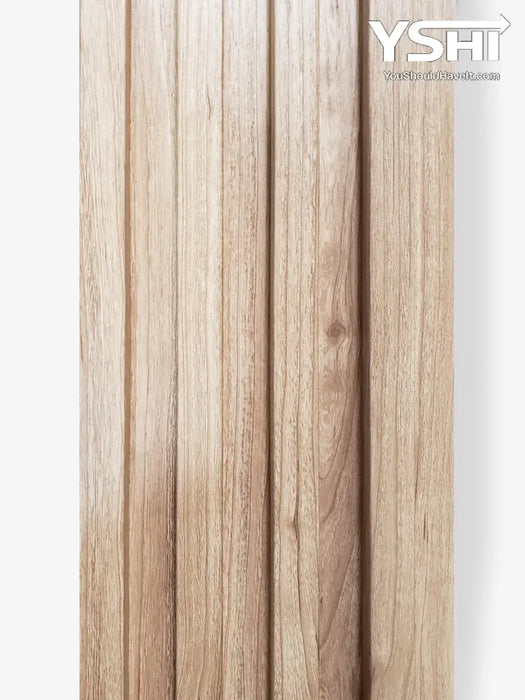 Walnut Slat Wood Wall Panels - (94’’ Long) X (5 3/4’’ Width) Home & Garden