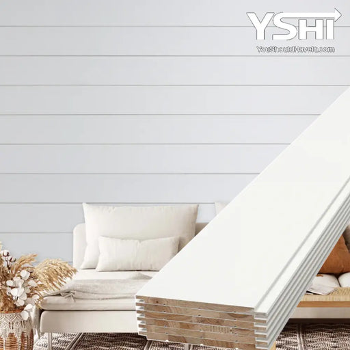 White Wood Shiplap Siding Boards For Interior